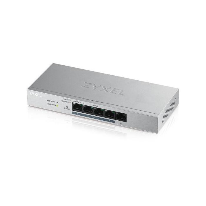 Zyxel GS1200-5HP v2 Switch Gestionado 5 Puertos Gigabit Ethernet con PoE 0 Zyxel GS1200-5HP v2 Switch Gestionado 5 Puertos Gigabit Ethernet con PoE 0