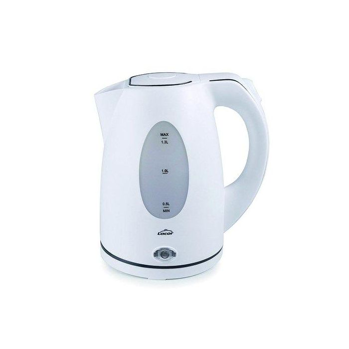 Lacor Hervidor de Agua Eléctrico 1.5L 2000W Blanco con Apagado Automático y Filtro Antical