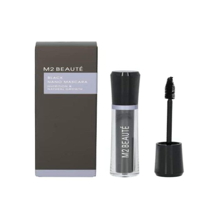 M2 Beauté Máscara de Pestañas BLACK NANO Negro 6 ml para Pestañas Largas, Voluminosas, Fortalecidas y Nutridas con Nanotecnología M2 Beauté Máscara de Pestañas BLACK NANO Negro 6 ml para Pestañas Largas, Voluminosas, Fortalecidas y Nutridas con Nanotecnología