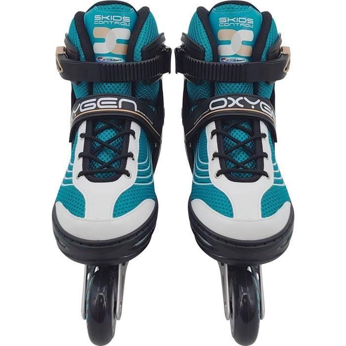 Patín en línea ajustable semiblando - talla 42-45 - SKIDS CONTROL OXYGEN - OX794303 1 Patín en línea ajustable semiblando - talla 42-45 - SKIDS CONTROL OXYGEN - OX794303 1