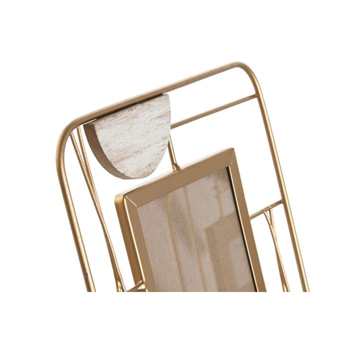 DKD Home Decor Marco de Foto 10x15 Moderno Dorado Metal MDF 2 x 23 x 18 cm (4 Unidades) 1 DKD Home Decor Marco de Foto 10x15 Moderno Dorado Metal MDF 2 x 23 x 18 cm (4 Unidades) 1