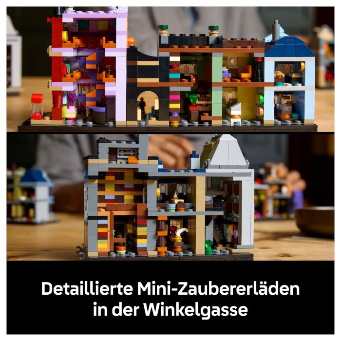 LEGO Harry Potter 76444 Tiendas Mágicas del Callejón Diagon, Juego de Construcción 2750 Piezas 28