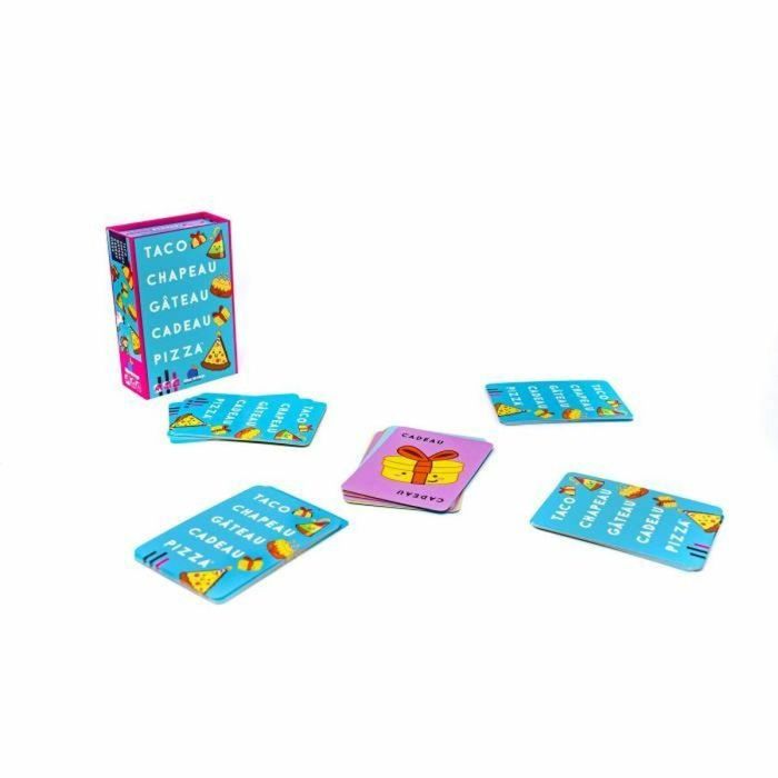 Blue Orange BLU1695823069022 Juego de Fiesta: Velocidad y Reflejos, Temática de Comida (Taco, Sombrero, Pastel, Regalo, Pizza) Blue Orange BLU1695823069022 Juego de Fiesta: Velocidad y Reflejos, Temática de Comida (Taco, Sombrero, Pastel, Regalo, Pizza)