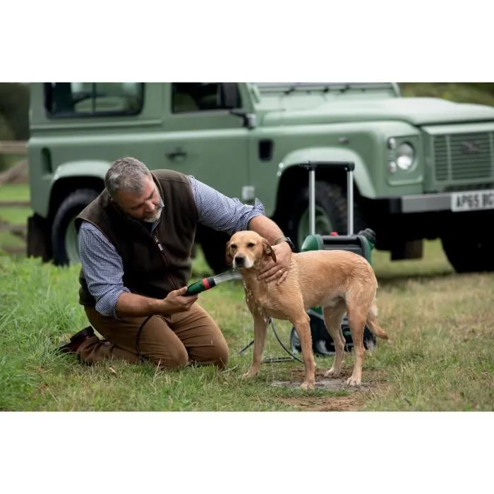 Bosch Fontus Hidrolimpiadora a Batería de Baja Presión 1-12 Bares Depósito 15L Incluye Brocha y Pistola 2