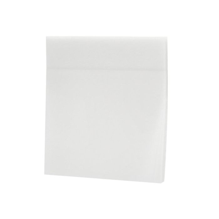 Bloc De Notas Adhesivas Quita Y Pon Q-Connect 76x76 mm Removible Plastico Translucido Blanco 50 Hojas 8