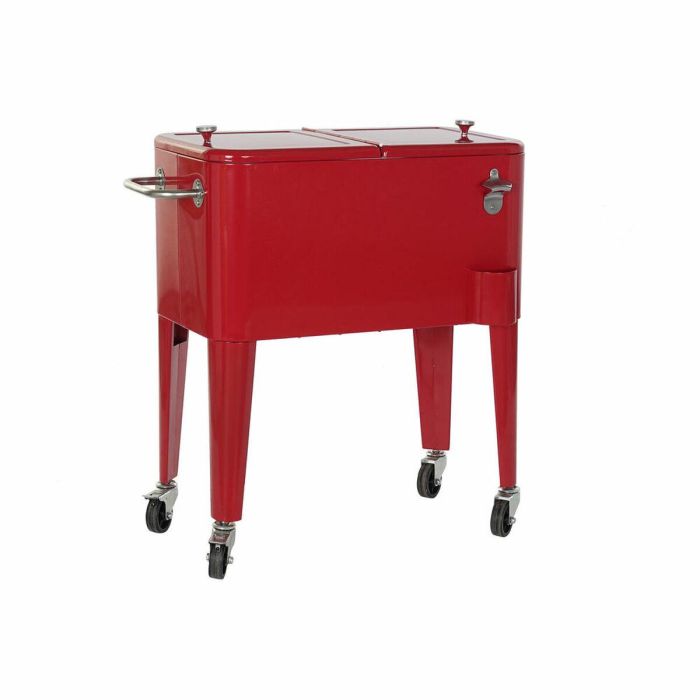 Nevera Terraza Y Jardin DKD Home Decor Rojo 43 x 80 x 74 cm Nevera Terraza Y Jardin DKD Home Decor Rojo 43 x 80 x 74 cm