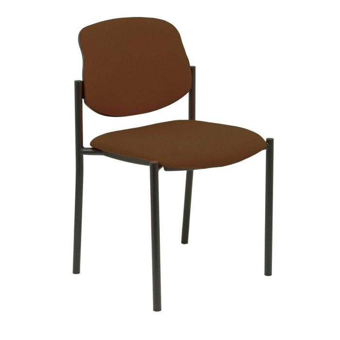 PIQUERAS Y CRESPO NOWY STYL Silla fija Styl bali marron oscuro chasis negro PIQUERAS Y CRESPO NOWY STYL Silla fija Styl bali marron oscuro chasis negro