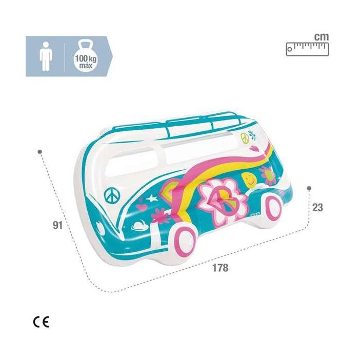 Intex Colchoneta Furgoneta Hippies 1,78x91x23 cm (+9 años) 4 Intex Colchoneta Furgoneta Hippies 1,78x91x23 cm (+9 años) 4