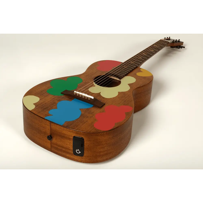 LAG Guitarra Acústica Parlor Electro Signature Vianney Lag Natural Caoba Abeto Engelmann Barniz Satinado 5