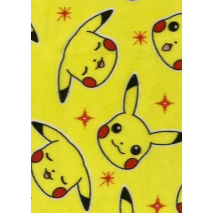 Pokemon POK3700891714150 Manta Caras de Pikachu 100 x 140 cm 4
