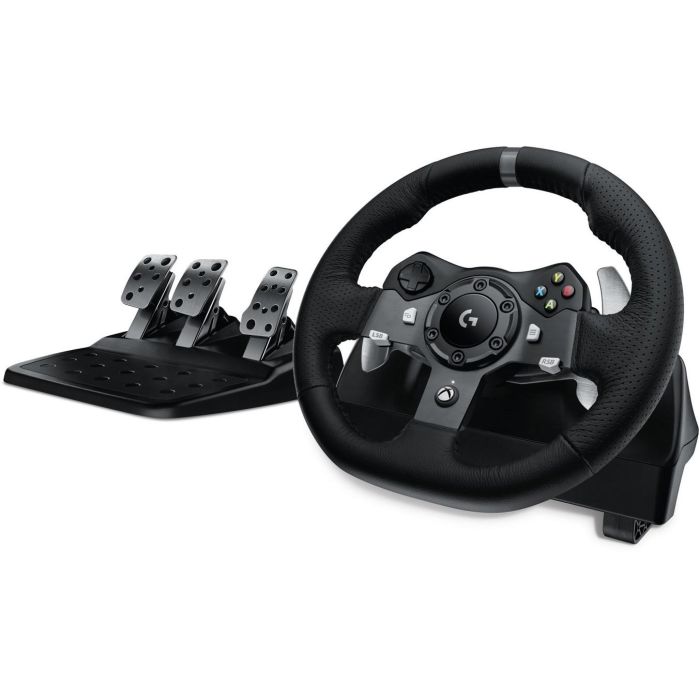 Logitech G920 Driving Force Volante de Carreras con Force Feedback, Compatible con Xbox One y PC, 941-000123 Logitech G920 Driving Force Volante de Carreras con Force Feedback, Compatible con Xbox One y PC, 941-000123