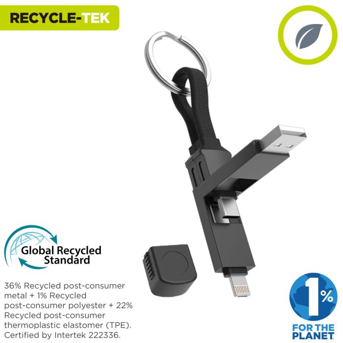 Cable USB Muvit MC278-A Negro 8