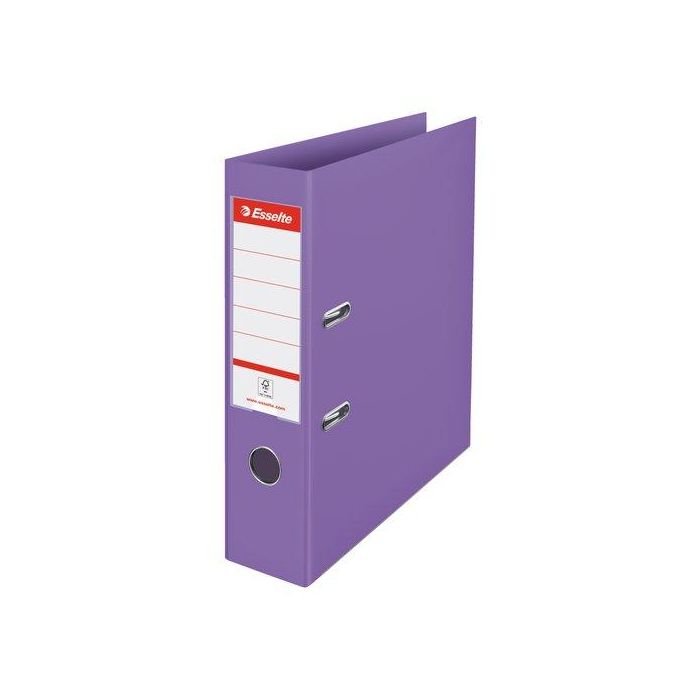 Archivador Palanca Esselte Colour Breeze Plastico Forrado Con Rado A4 75Mm Malva