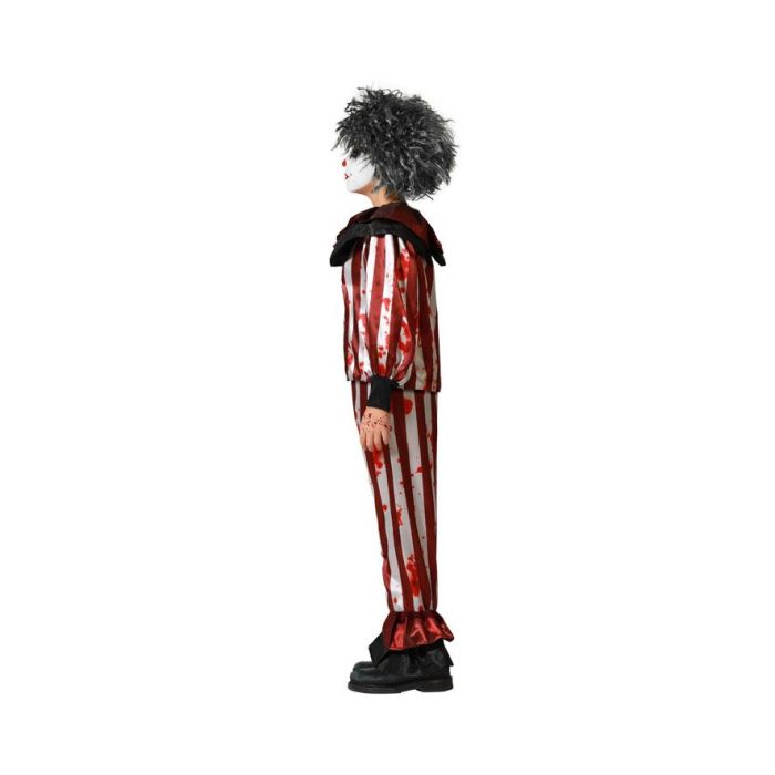 Disfraz Payaso Halloween Rojo Camiseta Con Pantalón Niño 7-9 Años 1 Disfraz Payaso Halloween Rojo Camiseta Con Pantalón Niño 7-9 Años 1