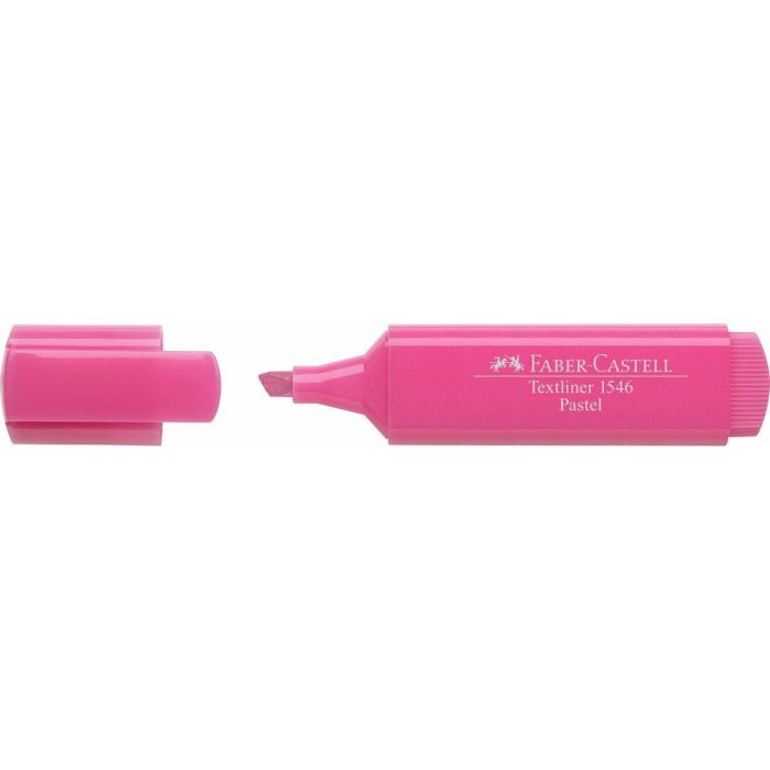 Marcador Fluorescente Faber-Castell Textliner 1546 Pastel Rosa (10 Unidades) 1 Marcador Fluorescente Faber-Castell Textliner 1546 Pastel Rosa (10 Unidades) 1