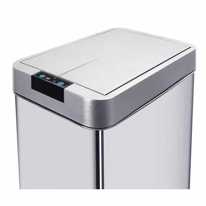 Kitchen Move SILVERLAKE Papelera de Cocina Automática 70L Rectangular Manos Libres Acero Inoxidable con Fleje 3 Kitchen Move SILVERLAKE Papelera de Cocina Automática 70L Rectangular Manos Libres Acero Inoxidable con Fleje 3