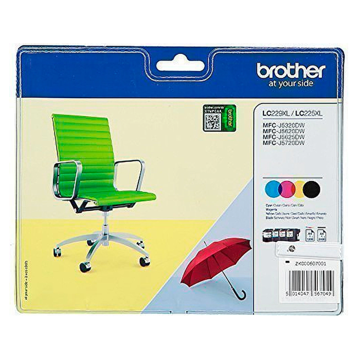BROTHER Pack cartuchos de tinta negro/cian/magenta y amarillo super larga duracion 5620DW 1