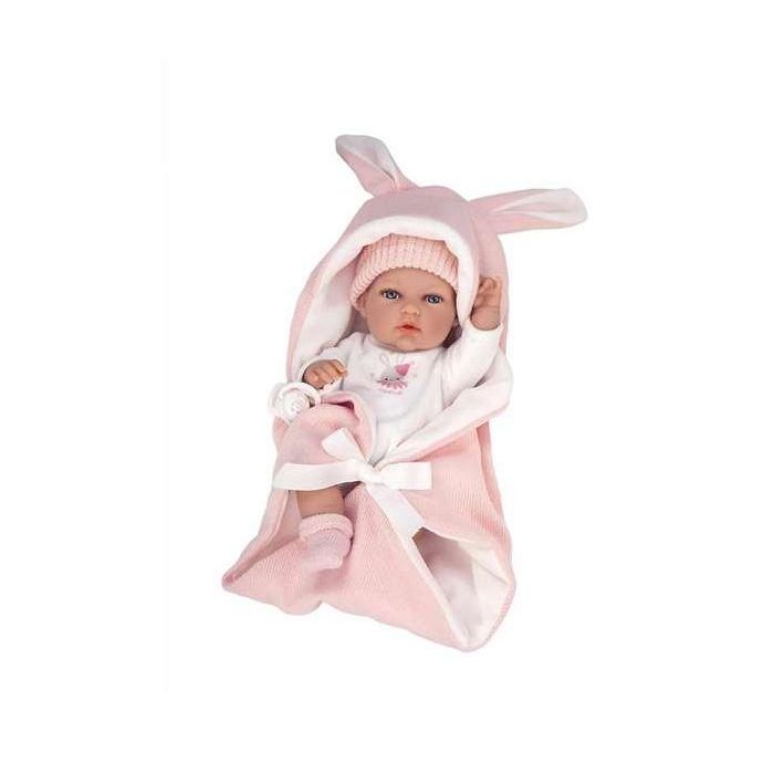 Muñeca elegance 30 cm natal rosa c/saco de dormir (cuerpo vinyl, sexo niña) 1 Muñeca elegance 30 cm natal rosa c/saco de dormir (cuerpo vinyl, sexo niña) 1