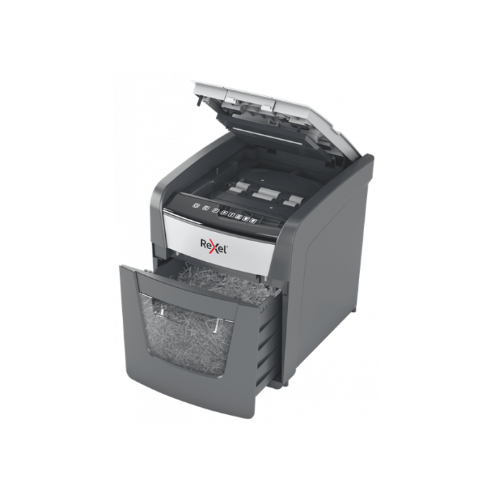 Rexel Optimum Autofeed+ 50X Eu Destructora de Documentos Corte Partículas P-4 Automática 50 Hojas Grapas Clips 20L 3 Rexel Optimum Autofeed+ 50X Eu Destructora de Documentos Corte Partículas P-4 Automática 50 Hojas Grapas Clips 20L 3