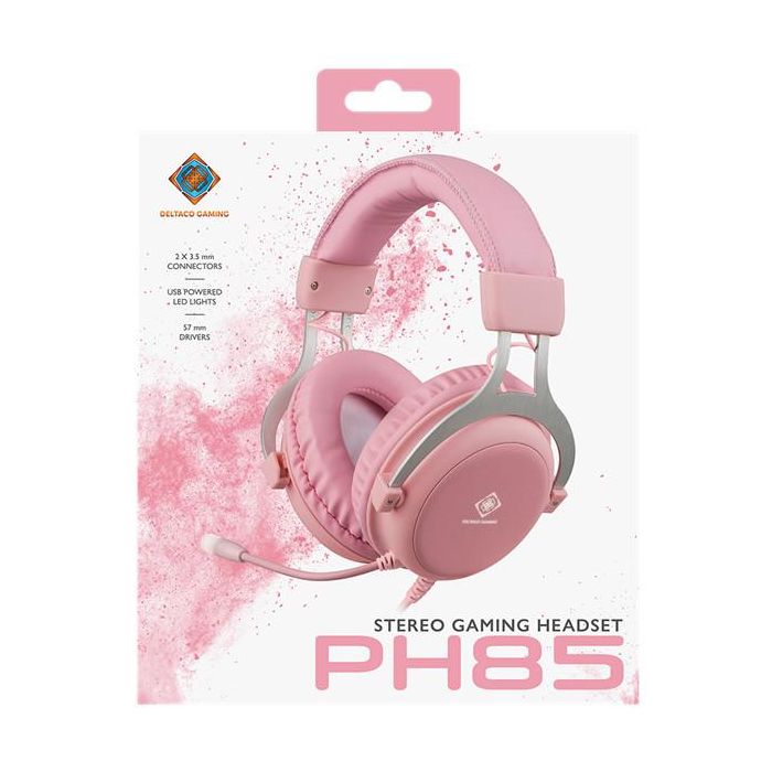 Deltaco Headset Gaming Stereo Klinke LED pink 7 Deltaco Headset Gaming Stereo Klinke LED pink 7