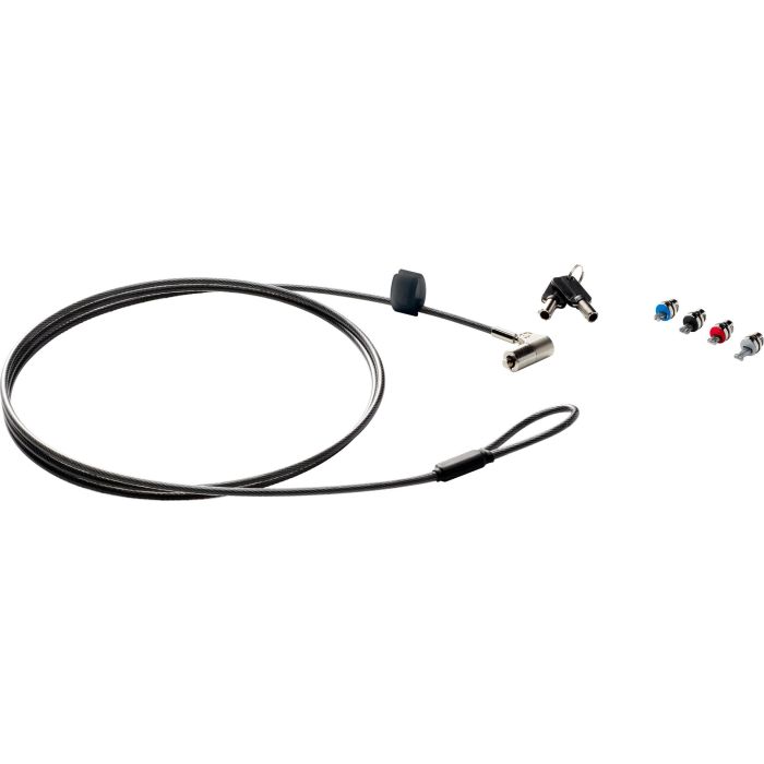 HP Sure Key Cable Lock de Seguridad Universal para Notebooks, Pantallas y Docks con Cabezales Intercambiables