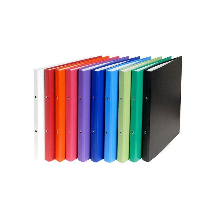 Carpeta De Anillas Exacompta Carton Forrado A4 2 An.Redonda 15 Mm Surtido (10 Col.) (Set de 20)