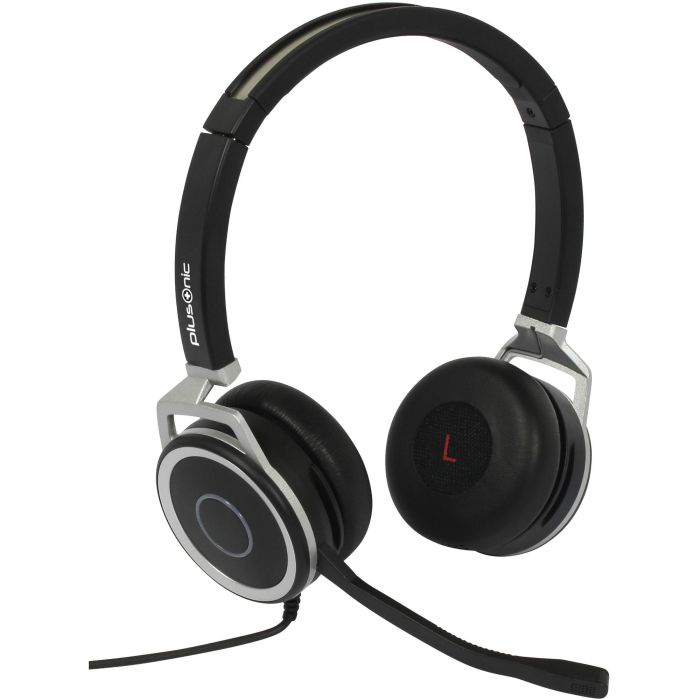 Plusonic 15.2P Dual Business Headset con Conexión USB y 3,5mm Jack