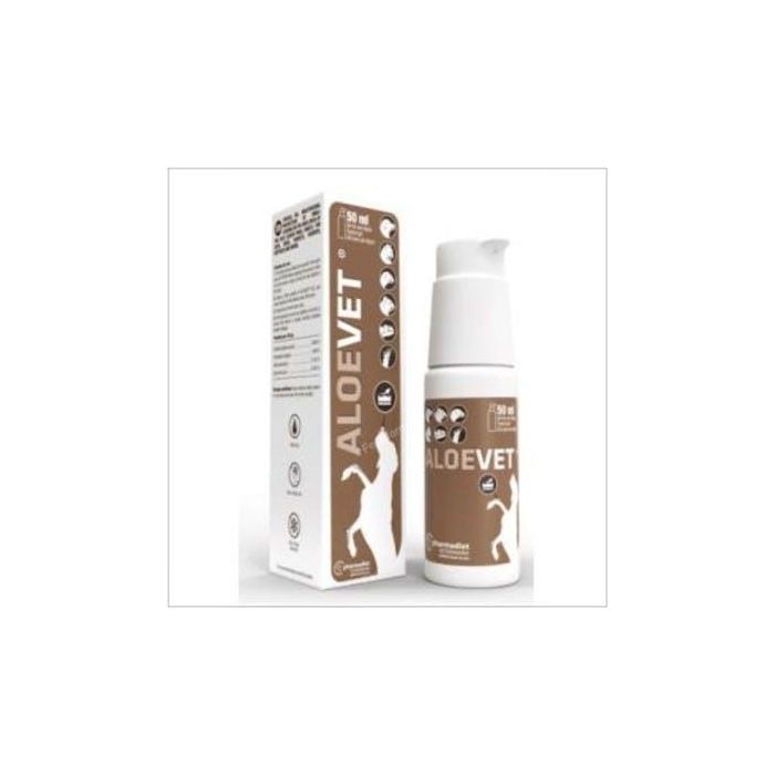 Pharmadiet Aloe Vet Gel Uso Topico 50ml con Aloe Vera, Centella Asiática, Ácido Hialurónico y Colágeno para Piel y Pequeñas Lesiones