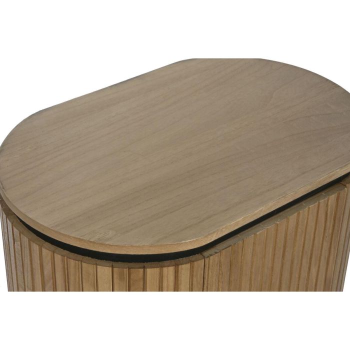 Mesita De Noche Balines DKD Home Decor Marron Negro 40 x 55 x 55 cm 8 Mesita De Noche Balines DKD Home Decor Marron Negro 40 x 55 x 55 cm 8