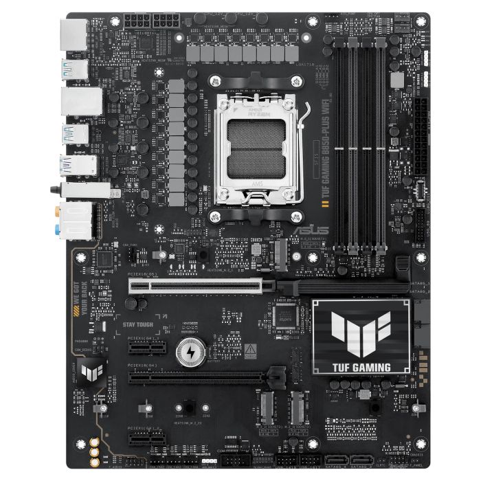 ASUS TUF B850-PLUS WiFi Placa Base ATX AMD AM5 DDR5 para Procesadores Ryzen 7000/8000/9000 Series con WiFi 7 y Bluetooth 5.4 1