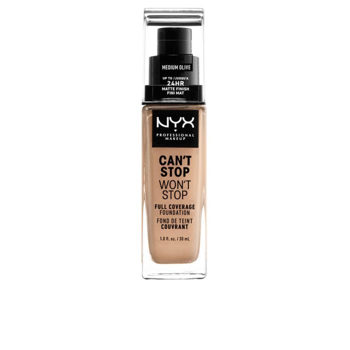 Base de Maquillaje Fluida Can't Stop Won't Stop NYX (30 ml) (30 ml) 8 Base de Maquillaje Fluida Can't Stop Won't Stop NYX (30 ml) (30 ml) 8