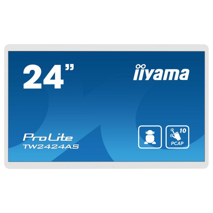 iiyama TW2424AS-W1 Monitor Táctil de 23.8" Full HD con Android 12 Negro 1
