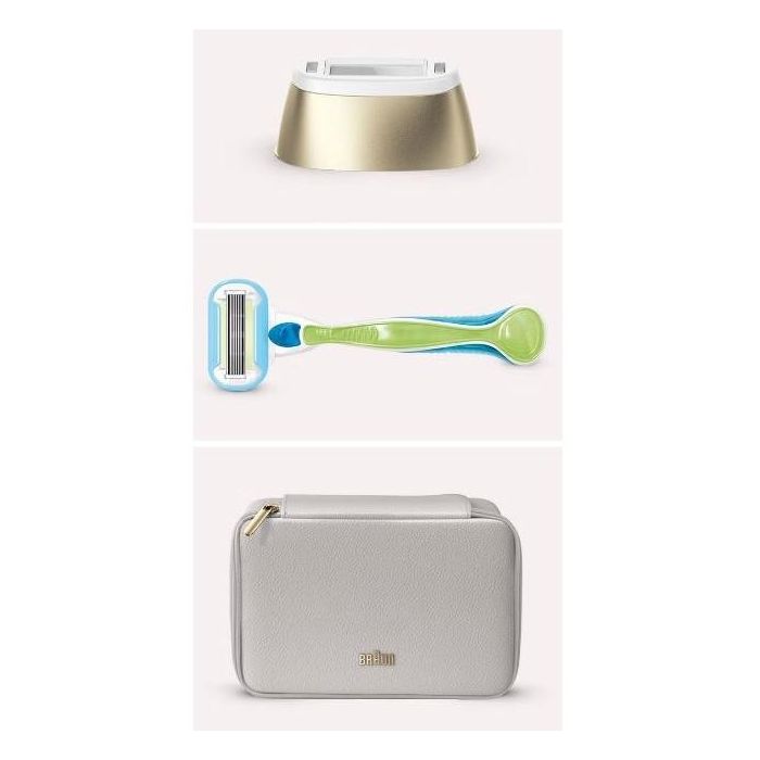 Braun PL5052 Epiladora Luz Pulsada IPL Silk-expert Pro 5 Oro/Blanco con Accesorio de Precisión y Funda de Almacenamiento 1 Braun PL5052 Epiladora Luz Pulsada IPL Silk-expert Pro 5 Oro/Blanco con Accesorio de Precisión y Funda de Almacenamiento 1