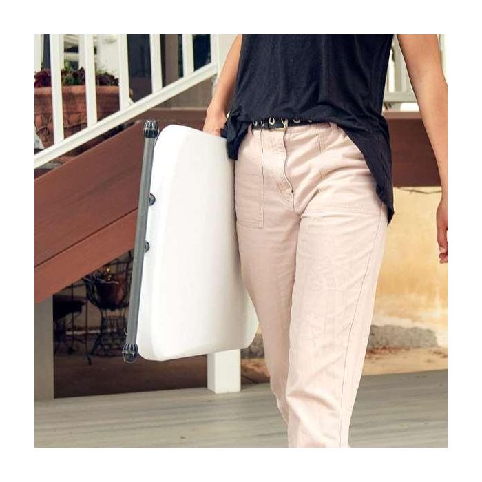 Lifetime Mesa Auxiliar Plegable Regulable 3 Posiciones 66x46xh61/71 cm 1