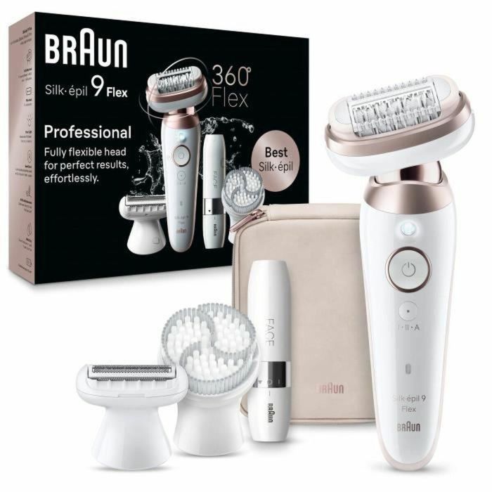 Braun Silk-épil 9 Flex BRA1716478137106 - Depiladora Eléctrica Inalámbrica con 2 Velocidades y 50 Minutos de Autonomía 32