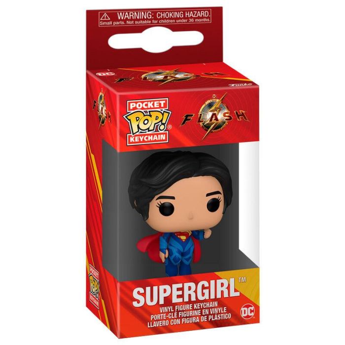 Llavero Pocket POP DC Comics The Flash Supregirl 0 Llavero Pocket POP DC Comics The Flash Supregirl 0