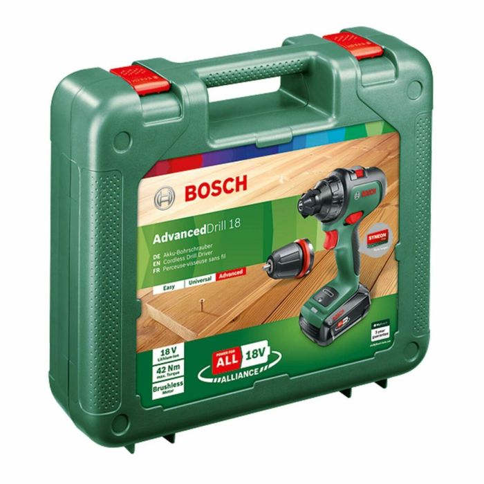 Taladro inalámbrico BOSCH - AdvancedDrill 18 1 batería 2,5Ah 4