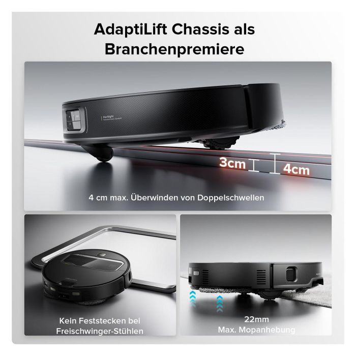 Roborock Saros Z70 Aspirador Robot, Negro