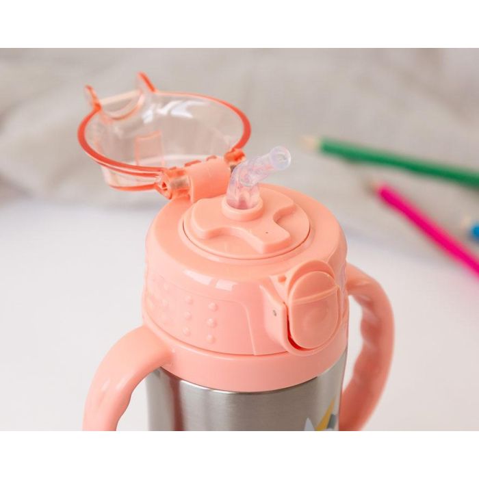 Botella Entrenamiento Unicornio Rosa 280 mL Acero Inoxidable 280 mL 1 Botella Entrenamiento Unicornio Rosa 280 mL Acero Inoxidable 280 mL 1