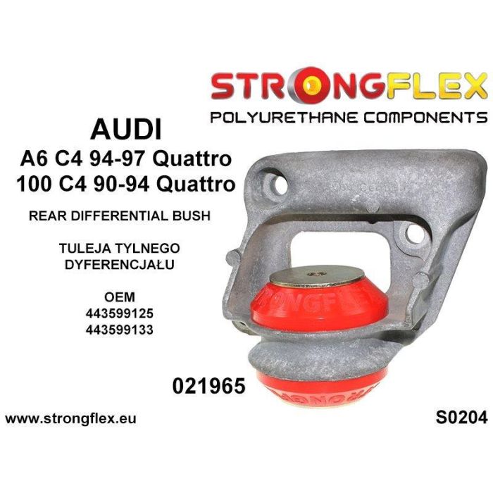 StrongFlex 021965A: Diferencial Trasero - Casquillo Trasero 55 mm Sport 1