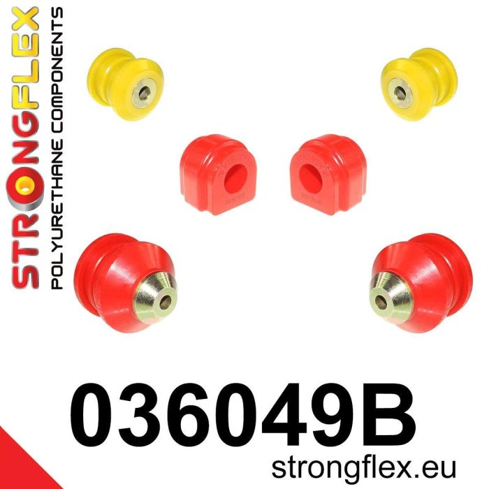 StrongFlex 036049B: Kit Casquillos Suspensión Delantera 0 StrongFlex 036049B: Kit Casquillos Suspensión Delantera 0