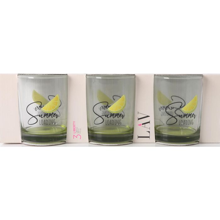 Set 3 Vasos Summer 280 cc LAV (6 Cajas) 1 Set 3 Vasos Summer 280 cc LAV (6 Cajas) 1