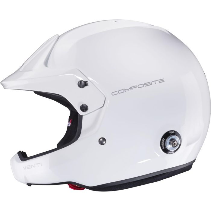 Stilo Casco Venti Wrc Rally Composite Snell Sa2020 Fia 8859-15 Hans Fia8858-10 Blanco-Interior Negro 61 4