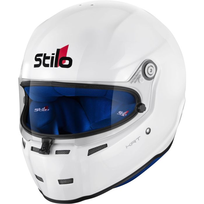 Stilo Casco Karting St5Fn Homologacion K2020 Blanco-Interior Azul Talla 54 STIAA0714AH2U540102