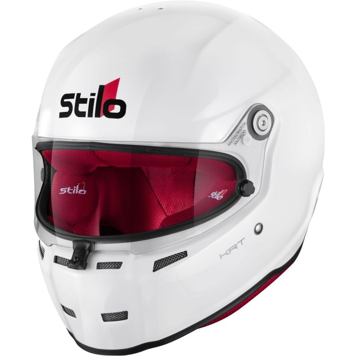 Stilo Casco Karting St5Fn Homologacion K2020 Blanco-Interior Rojo Talla 63 STIAA0714AH2U630103