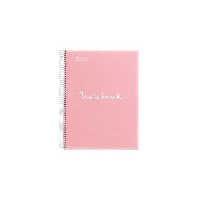 Bloc Miquelrius Emotions Notebook 1 Micro.Tapa Pp A4 80H 90G Cuadric.5X5 Rosa (Set de 5)