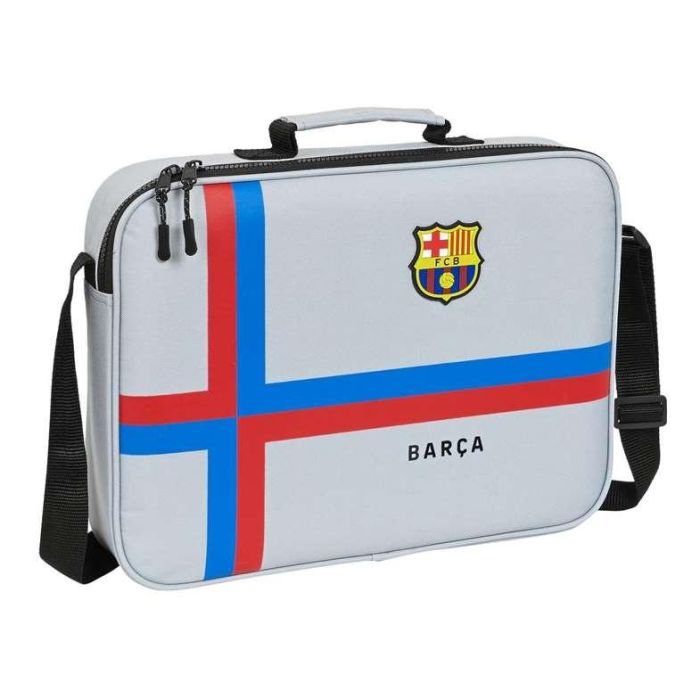 Cartera Escolar F.C. Barcelona Gris (38 x 28 x 6 cm) Cartera Escolar F.C. Barcelona Gris (38 x 28 x 6 cm)