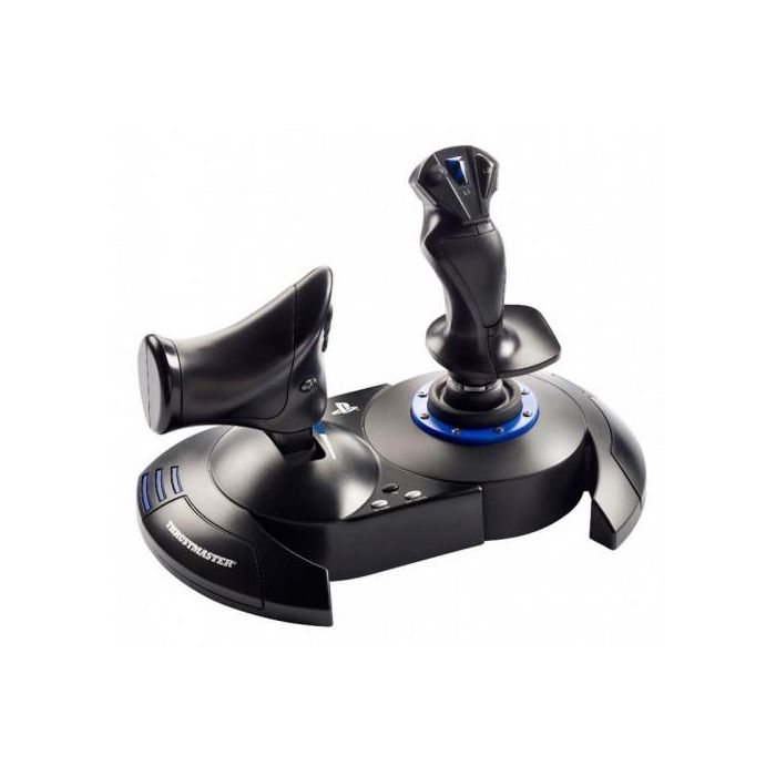 Thrustmaster T.Flight Hotas 4 Palanca de mando para PC y PlayStation 4, USB 2.0, Negro/Azul Thrustmaster T.Flight Hotas 4 Palanca de mando para PC y PlayStation 4, USB 2.0, Negro/Azul