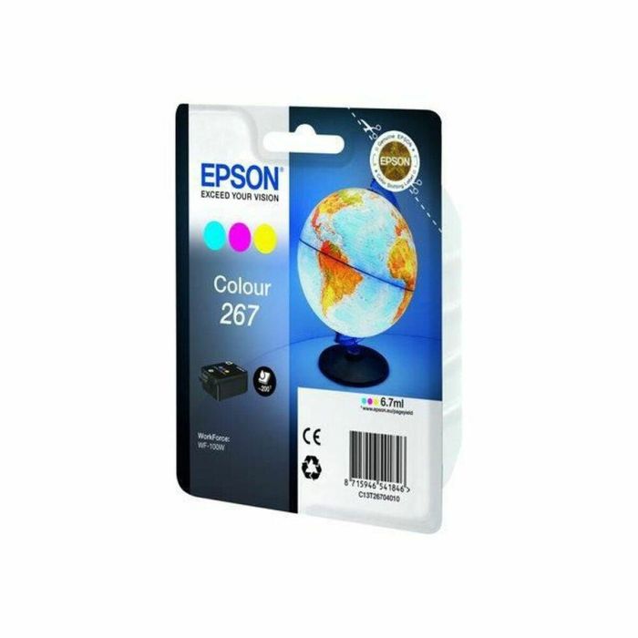 Epson 267 Cartucho de Tinta Cian, Magenta y Amarillo Capacidad Estándar 200 páginas