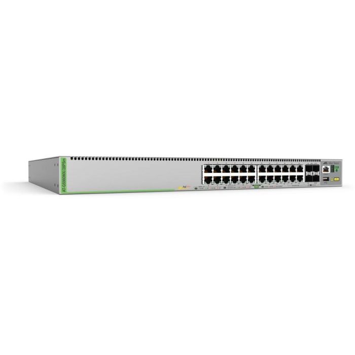 Allied Telesis AT-GS980MX/28PSM-50 Switch L3 Gestionado Apilable 20x 1G PoE+ 4x Multigigabit PoE+ 4x SFP+ 160Gbps